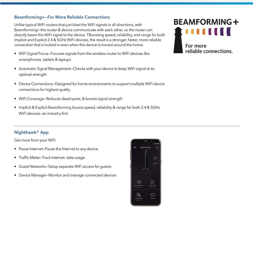 NETGEAR Nighthawk AC1900 WiFi Cable Modem Router, Model C7000v2, Xfinity/Cox - Picture 11 of 13